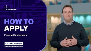 Home Office: How to Apply - Personal Statements