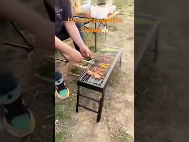 Foldable Free Stand Portable Barbecue Grill