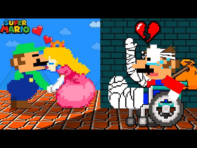Challenge Mario: Please Come Back Home, Peach | Game Animation class=