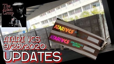Atari VCS Shipment UPDATE (09/28/2020) and cool Stickers | The Atari Creep