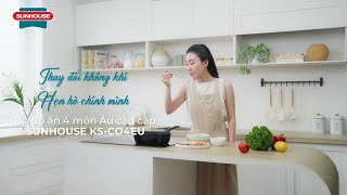 BỘ ĐỒ ĂN 4 MÓN ÂU CAO CẤP SUNHOUSE KS-CO4EU – SANG TRỌNG \& TIỆN LỢI