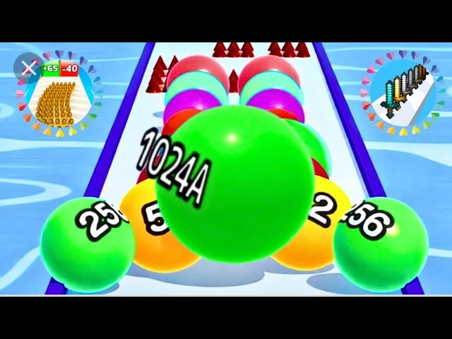 Ball Run 🏐 2048 game play no 251a ।।Infinity Run game।।gaming video।। #ballrun2048 #ballrun #gaming