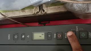 Canon G2012 hard reset and head cleaning process