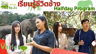 The Chang Variety EP.21  เรียนรู้ชีวิตช้าง Halfday Program