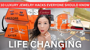 10 LUXURY JEWELRY HACKS EVERYONE SHOULD KNOW | Van cleef and arpels, Cartier, Hermes etc