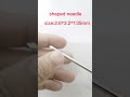 shaped needle