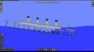 The Sinking of The Titanic: Algodoo