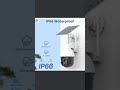 AOSU 3MP PTZ 4/8/12pcs Solar Camera 5000mAh Battery Wireless 2.4Ghz WIFI Camera PIR AI Detection ...