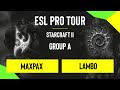 SC2 - MaxPax vs. Lambo - DreamHack SC2 Masters: Fall - Group A - EU