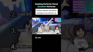 Top 5 Perfectly Timed Donation Moments Funniest Live Stream Reactions
