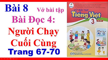 Vở Bài Tập Tiếng Việt Lớp 3 | Bài 8 | Bài Đọc 4| Người Chạy Cuối Cùng | Trang 67 70 | Sách Cánh Diều