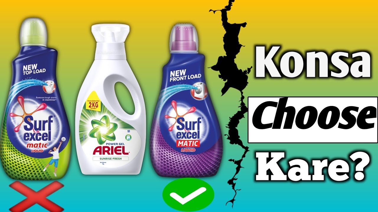 BEST DETERGENT FOR WASHING MACHINE (FRONT LOAD/TOP LOAD)IN INDIA YouTube