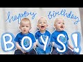 the triplet’s are 1! | first birthday party vlog