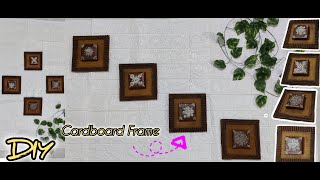 Diy Cardboard frames 😱 in Rs-20 | Printing blocks from waste materials | Best out of waste craft