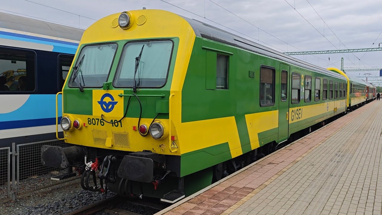 Utazás Gysev Schlieren vezérlővel Szombathelyre