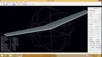 Wing Design on #XFLR5