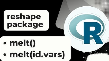 reshape package melt function |reshape package tutorial| ID variables and measurement variables in r