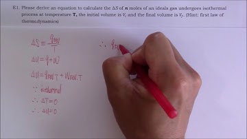 Entropy Calculation of Physical Processes: volume