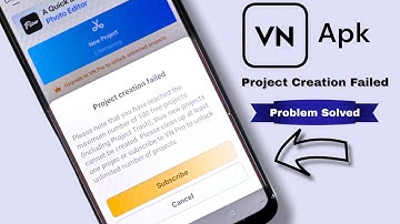 VN Project Creation Failed | VN Video Editor App Not Working | Problem Solved⚡ | Click Fast For Fix✅