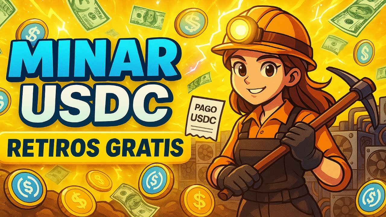 💵 Nueva Minería USDC Coin Gratis 💚 Minar USDC con Retiros Gratis 🔥