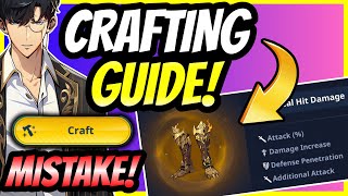 ARTIFACT CRAFTING MISTAKES! BEST SETS & STATS TO CHOOSE! [Solo Leveling: Arise]