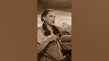 Thumbnail of Judy Garland singing Over The Rainbow #WizardOfOz #SomewhereOverTheRainbow