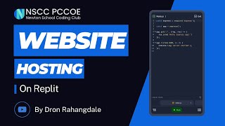 Host Website on Replit for Free | Dron Rahangdale | Newton School Coding Club, PCCOE