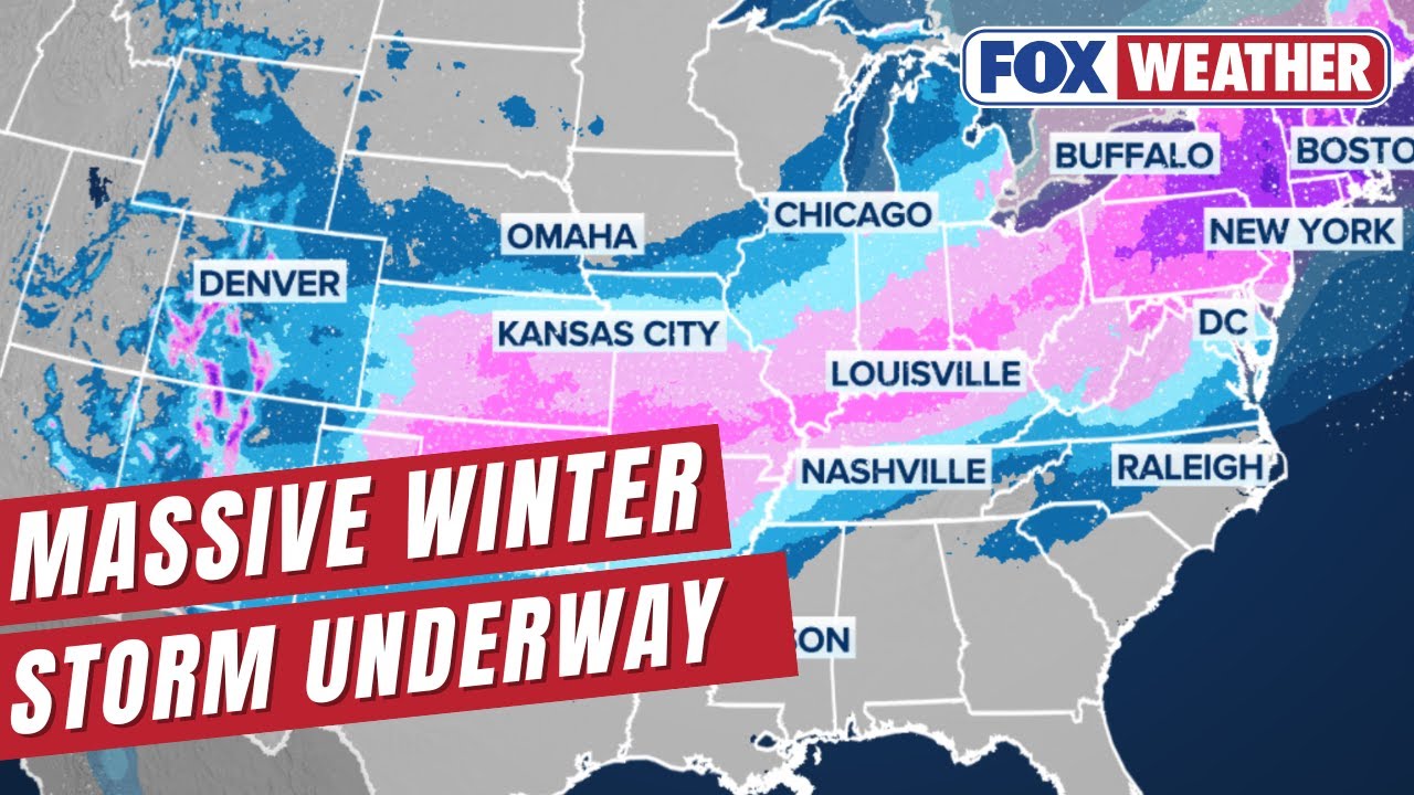 Historic Winter Storm Blasts Plains, 245m Across 40 States Brace For ...
