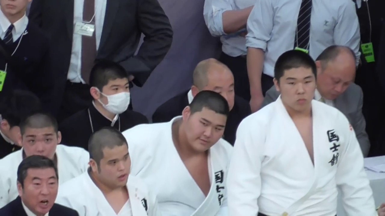 全国高等学校柔道選手権大会 男子団体 準決勝戦 (作陽高等学校 対 国士舘高等学校)　平成31年3月21日(木)