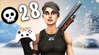28 Kill SOLO SQUAD | Controller on PC | Season 8 High Kill Game | Kybo