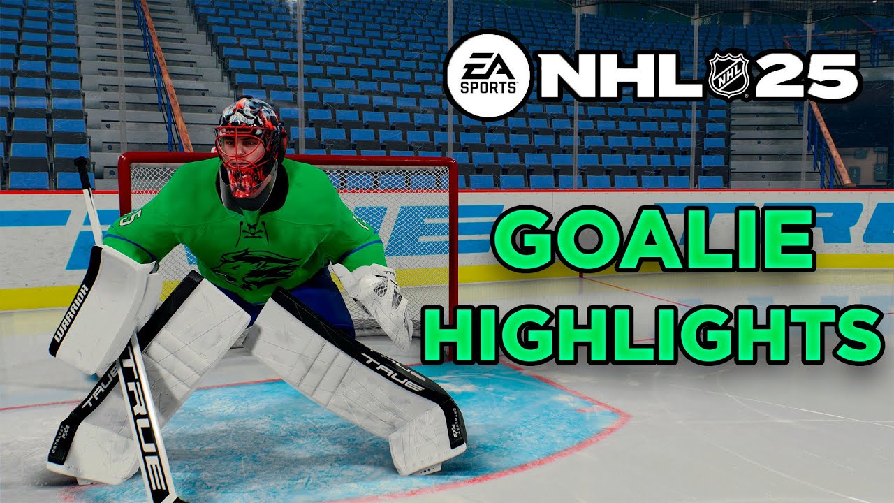 My EASHL Goalie Highlights In NHL 25!