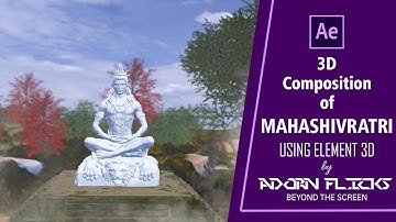 Mahashivratri | 3d Composition | Elements 3D | After Effect Free Template | Adorn Flicks BTS