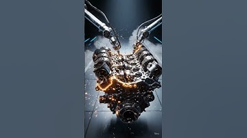 AI Video Prompt: Cận Cảnh Lắp Ráp Động Cơ Tốc Độ Cao (1000fps Slow-Motion)