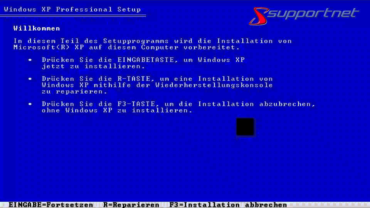 Update Wie mache ich eine Microsoft Windows XP Reparaturinstallation? Supportnet Tipp