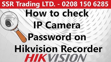 How to Check IP Camera Password on Hikvision Recorder | How to Add IP Camera via PoE Switch