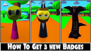 How To Get 3 Badges & Animations In Sprunki Rp 3D New Update -Roblox