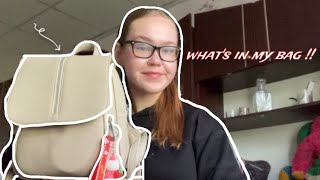 WHAT’S IN MY BAG ? | Justine