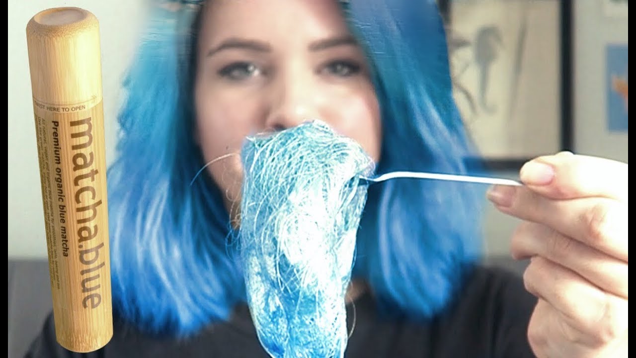 CRASH TEST COLORATION BLEUE BIO ? YouTube
