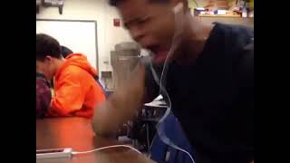Black Guy Crying at Classroom
