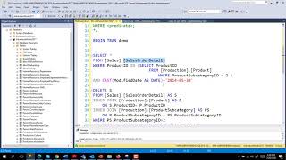 035 - Querying Data with Transact-SQL  -  DELETE + JOIN