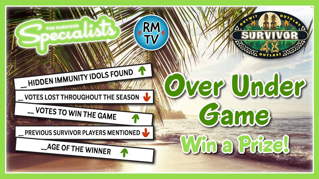 Survivor 48 Over Under Game w/ RussellMuscleTV - YouTube