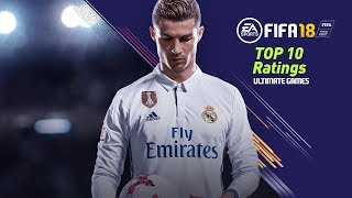 FIFA 18 Player Ratings - التوب 10 لأفضل العناصر في فيفا 18