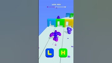 Best fun game ever (Blob Shifter 3D) level-3033 #games #shorts