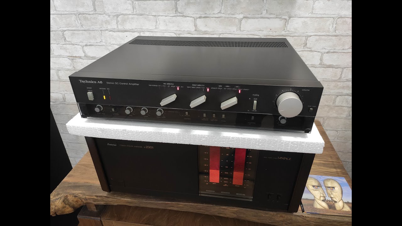 Technics SU50A Audition. Rare 1969 Pre Main Amplifier - YouTube