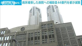 都が病床確保病院への補助金44億円を減額　診療報酬との二重受取りに(2022年3月22日)