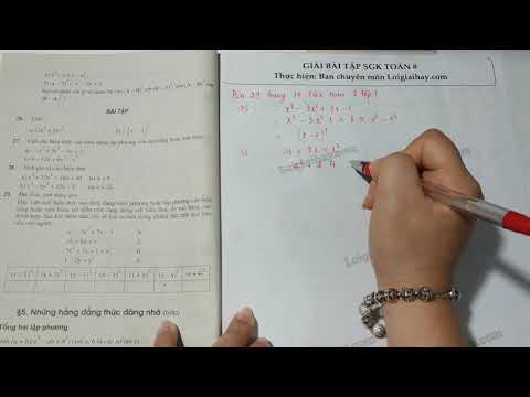 Video Giải bài 29 trang 14 SGK toán 8 tập 1 - youtube
