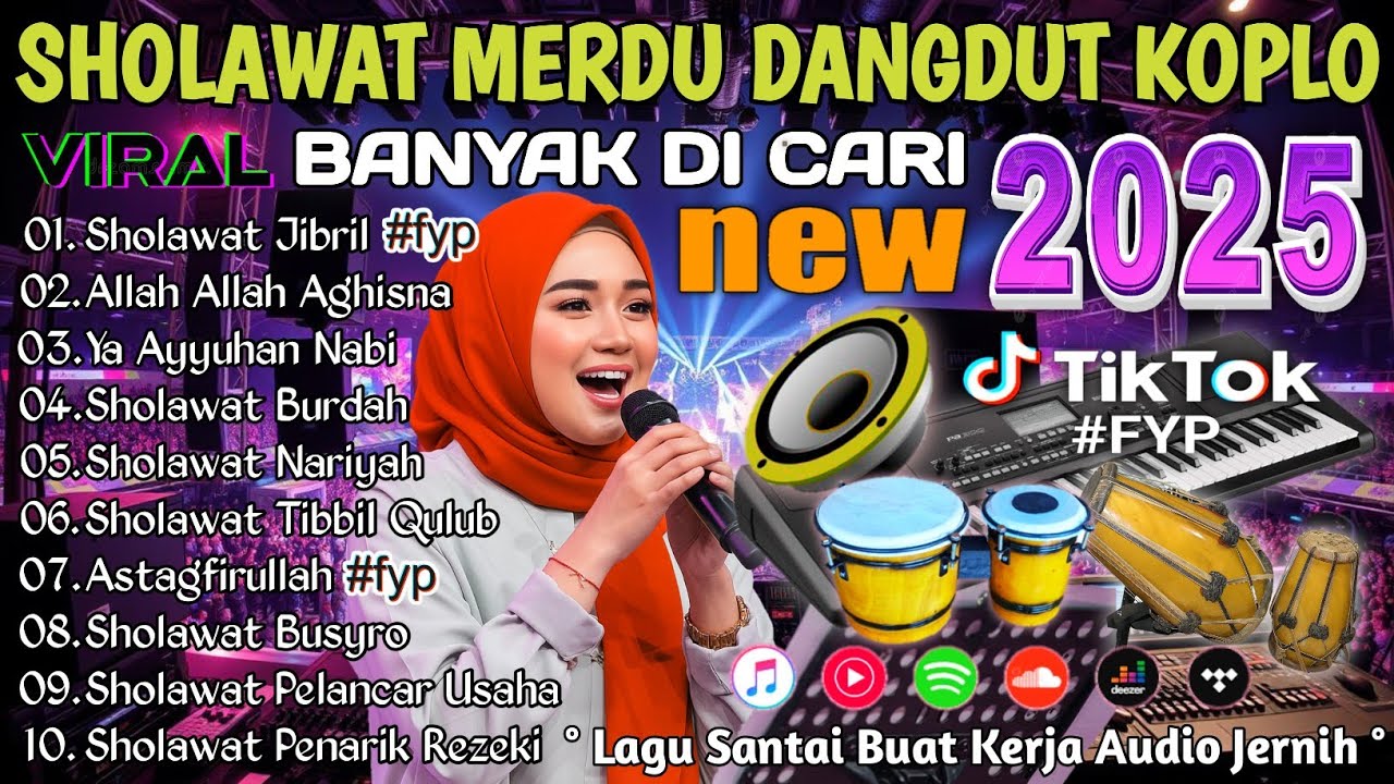 SHOLAWAT DANGDUT KOPLO KENDANG RAMPAK BLEKUK TERBARU 2025 FULL BASS ENAK BUAT JOGED TAMU UNDANGAN