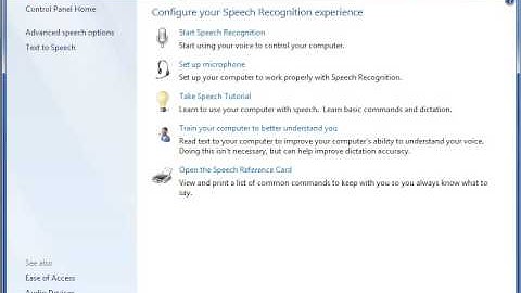 Excel 2010 Turn the Speech Recognition Microphone On or Off