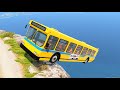 Cars Vs Dangerous Cliff Roads #111 BeamNg Drive Challenge Ends In Total Destruction!