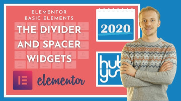 How to use the Divider and Spacer widgets in Elementor 2020